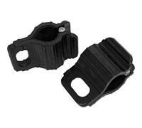 Secure Pair Motorcycle Handlebar Tie Down Clamps With Ratchet Straps