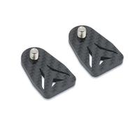 Secure Parking Carbon Fibers Footrest for Bending Velocipedes Reinforced Structure Thin Transportable for Outdoor Use Velocipede Carbon Fibers Foot Assist Search Engine Cycle Footrest