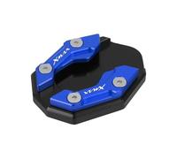 Secure Parking Support For Yamaha NMAX155 XMAX300 2015-2021 Motorcycle Kickstand Extension Plate Foot Side Stand Enlarger Pad Support(Blue a)