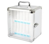 Secure Phone Locker for Classrooms & WorkplacesDurable Aluminium Alloy Storage Box with Lockable Handle 12 Slots for Mobile Phones Ideal for Gym Factory & Meeting Room Use