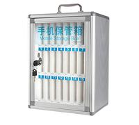Secure Phone Storage Cabinet with Lock & Keys Portable Safety Locker with Handle Kitchen Restaurant Supplies for Home & Business