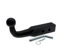Secure Pin Lock Trailer for hitch Mount 50mm Fit Secure Pin Lock | Reinforced iron build, for heavy-duty towing, robust steel frame, reliable road performance, black finish(50mm ball whit pin)
