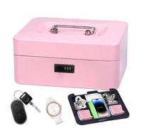 Secure, Portable Lock, Portable Lock | Reusable Key Box, Security Lock with Code for Cards, Changes, Jewelry, Keys