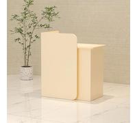 Secure Reception Desk with Lockable Drawer for Privacy, Perfect for Cash Register, Retail, Home Office, Salon, Lobby & Reception Areas