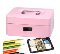 SECURE, SECURE & LOCKING SECURITY - Portable Lock | Reusable Safe Travel Travel Key Box with Code for Changes, Tickets, Keys, Jewelry