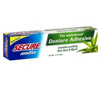 Secure Sensitive Denture Adhesive - 1.4 oz (40 g) | Single Tube | Upper & Lower
