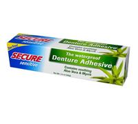 Secure Sensitive Waterproof Denture Adhesive 40g X 2 Tube