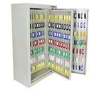 Secure Stainless Steel Key Organizer Wall Mount with Lock Box & Key - Ideal Holder for Schools, Factories & Offices - Premium Key Cabinet for Ultimate Security