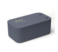 Secure Timed Lock Box for Electronics and Snacks Featuring Digital Countdown Timer up to 30 Days with Combination Lock Security (Gray and blue timing)