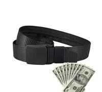 Secure Travel Belt, Anti-Denft Belt, Safety Bag, Integrated Cash Safe Wallet, Comfortable and Practical Belt to Transport Types and Precious Objects When Travelling, black, see description, See