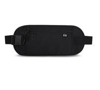 Secure Travel Money Belt Passport Holder, Undercover Hidden RFID Blocking Travel Wallet, Anti-Theft ort Wallets Bumbag for Men Women (Black)