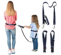 JXM Secure Waist Leash Harness for Big Kids with Adjustable Tether and Handle, Hands Free Safety Walking Harness for Old Autism Special Needs ADHD, Child Elopement Leash