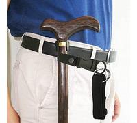Secure Walking Stick Crutch & Cane Elastic Wrist Strap and Mobility Walker Pants Clip Belt Holder Support Grip Aid Holders for Arthritis, Elderly, Seniors & Camping & Hiking ~ Perfect Solution（No Cane