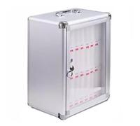Secure WallMounted Aluminum Alloy Cell Phone Cabineal Lockbox for SchoolsStudent Safe Lo Phone nizer 24 Slots for Classroom Use