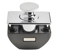Secure Your Cabinets with a Reliable Square Push Button Catch Lock Made from Zinc Alloy Material (Chrome)