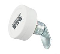 Secure Your Drawers and Mailboxes with 3 Wheel Combination Password Lock, Made of Zinc Alloy Steel and Plastic, Adjustable for Various Furniture and Lock Applications (20mm White)