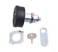 Secure Your Drawers and Mailboxes with 3 Wheel Combination Password Lock, Made of Zinc Alloy Steel and Plastic, Adjustable for Various Furniture and Lock Applications (30mm Black)