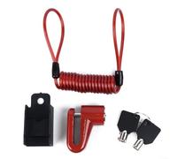 Secure Your Electric Scooter or Bicycle with This Disc Brake Wheel Lock Designed for M365 Model Anti Theft Protection with and Resistant Construction (Red)