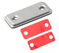 Secure Your For Doors with This Stainless Steel Magnetic Latch for Various Household Uses (Silver)
