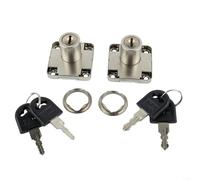 Secure Your Furniture With 2PCS Drawer Locks And 4 Keys For Cabinets, Desks, And Storage Solutions(19x31mm)