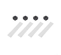 Secure Your Solar Panels 4pcs For PV Rail Connectors and End Cover Cap Set