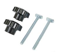 Secure Your Workpieces with 2 Sets of M8x100mm T Slider Bolts and Nuts