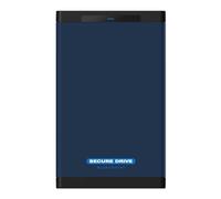 SecureData SecureDrive BT 4TB SSD Hardware Encrypted USB 3.0 Ext Drive FIPS 140-2 Level 3 Unlock via Phone app TAA Compliant, CJIS, HIPAA, CMMC, GDPR Compliant, Works with Mac and Win Free AV