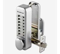 Securefast Digital Keypad Bolt Lock - Easy Code Change with Knob & Holdback Padlock