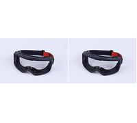 Securefit 3M GoggleGear Protective Goggle 3000 Series, TPV Shroud, Clear Scotchgard AF Lens, Premium Cloth Strap, GG3301-SGAF EU (Pack of 2)