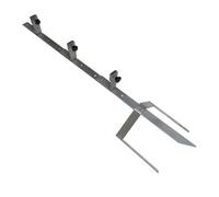 SecureFix Direct 1.2M Galvanised Corner Mounting Post & Brackets (Galvanised Reels Insulators)