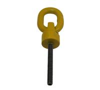SecureFix Direct 10mm Swivel Eye Bolt 0.5T (M10 Lifting Rotating Grade 80 Hoisting Point)