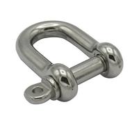 SecureFix Direct 12mm Stainless Steel D Shackles With Screw Collar Pin (Ss Dee Rigging 316 Marine)