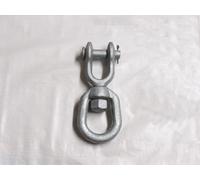 SecureFix Direct 13mm Galvanised Swivel Eye & Jaw (1/2" Chain Anchor Anti Twist Rope)