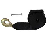 SecureFix Direct 5 Metre Black Flat Cargo Strap, 2500lbs Capacity, Compatible with Truck, SUV