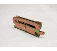 SecureFix Direct 50mm E Track Fitting Zinc Plated (Yellow Passivated Tie Down Haulage)