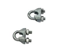 SecureFix Direct 50mm Wire Rope Grips X2 - Din741 Commercial Bulldog Clip