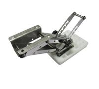 SecureFix Direct Adjustable Auxiliary Outboard Motor Bracket 40Kg 20Hp White (Transom Support Boat Engine Kicker Mount)
