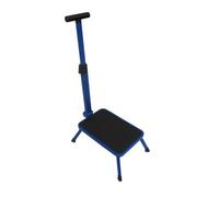 SecureFix Direct Aluminium Single Folding Step With Support Handle (Caravan Motorhome Collapsible Foldable Platform)