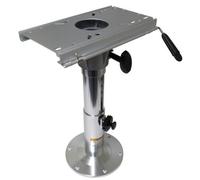 SecureFix Direct Aluminium Sliding Boat Seat Pedestal (Adjustable High Base Marine Fishing Speedboat Chair)