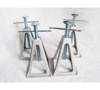 SecureFix Direct Aluminium Stabilizer Stack Jack Stands X4 (Adjustable Caravan Trailer Levelling)