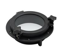 SecureFix Direct Black Round Marine Ship Porthole Window (215mm Boat Narrowboat Yacht)