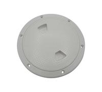 SecureFix Direct Boat Deck Round Inspection Hatch 6" (Access Panel Cover Water Tight White Plastic)