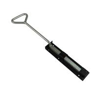 SecureFix Direct Bow Handle Drop Down Bolt 24" Black (Heavy Duty Garage Door)