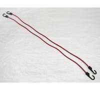 SecureFix Direct Bungee Elastic Shock Cords X2 8mm X 1000mm (Red Hooks Tie Down Tarp Tent Canopy)