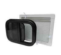 SecureFix Direct Camper Van Motorhome Cassette Window - 500mm X 350mm (Sliding Caravan Replacement Conversion Blind)