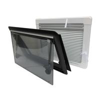 SecureFix Direct Camper Van Motorhome Cassette Window - 600mm X 350mm (Hinged Caravan Replacement Conversion Blind)