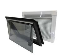 SecureFix Direct Camper Van Motorhome Cassette Window - 900mm X 500mm (Hinged Caravan Replacement Conversion Blind)