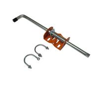 SecureFix Direct Cane Bolt Gate Drop Rod 18" (Heavy Duty Spring Loaded Farm Garage Door)