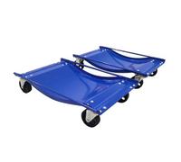 SecureFix Direct Car Tyre Skate Wheel Dolly X2 (1000Lb Heavy Duty Vehicle Positioning Trolley)