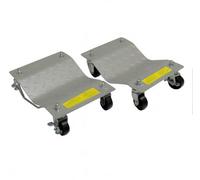 SecureFix Direct Car Tyre Skate Wheel Dolly X2 (1500Lb Heavy Duty Vehicle Positioning Trolley)